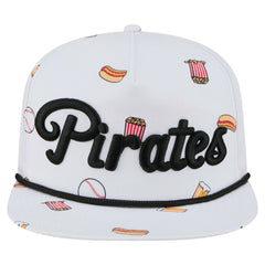 Pittsburgh Pirates Team Cheer Rope 19TWENTY Adjustable Hat White | New Era
