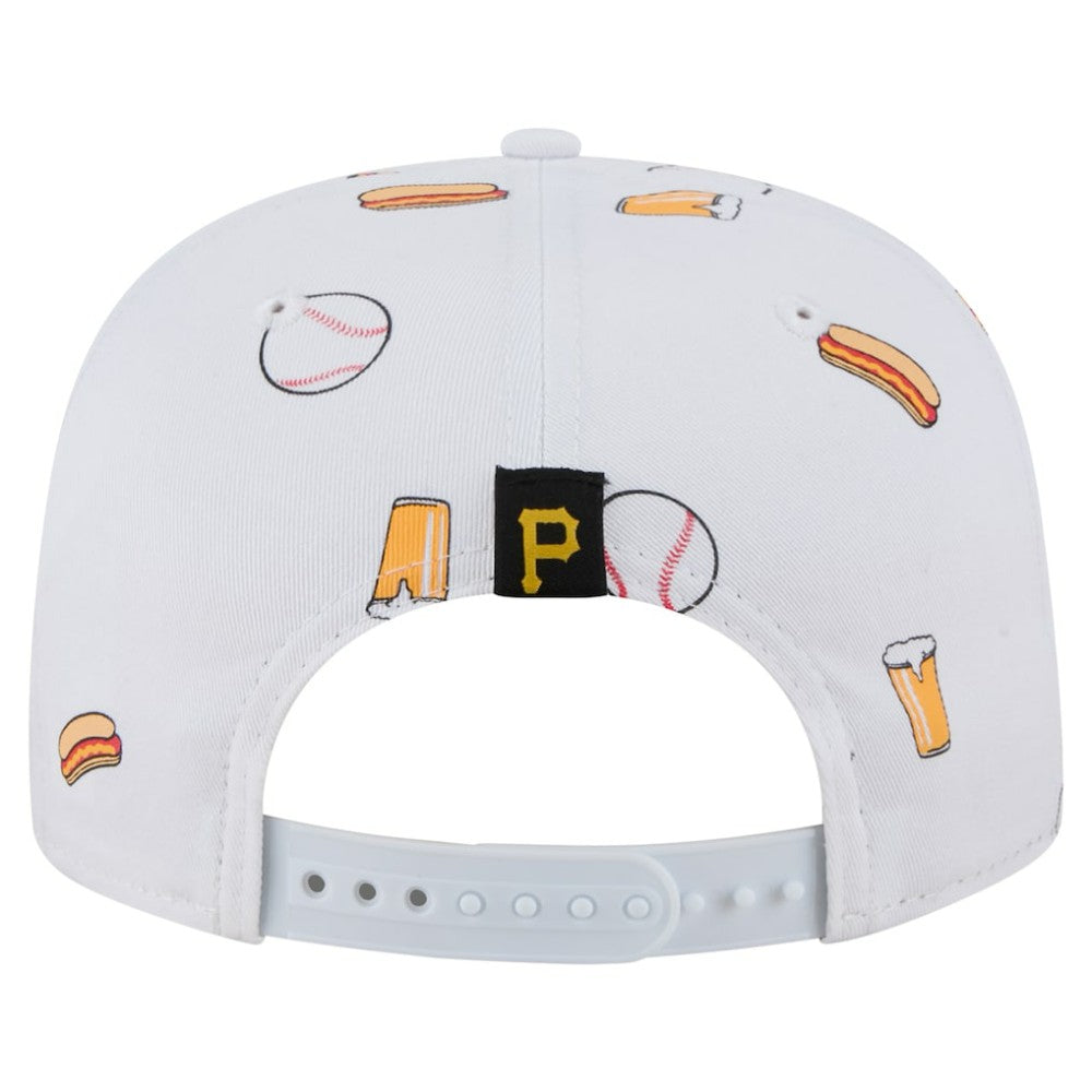 Pittsburgh Pirates Team Cheer Rope 19TWENTY Adjustable Hat White | New Era