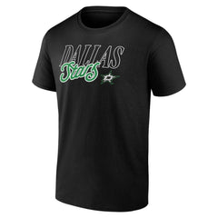 Dallas Stars Script T-Shirt Black