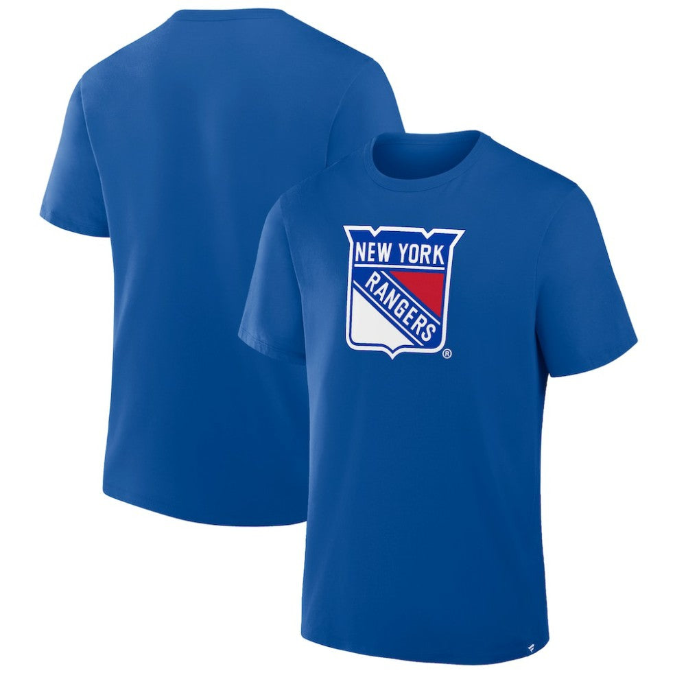 New York Rangers Fanatics Essential Legacy T-Shirt Blue