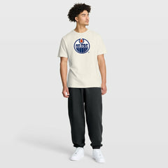 Edmonton Oilers Fanatics Stadium Slub T-Shirt Cream
