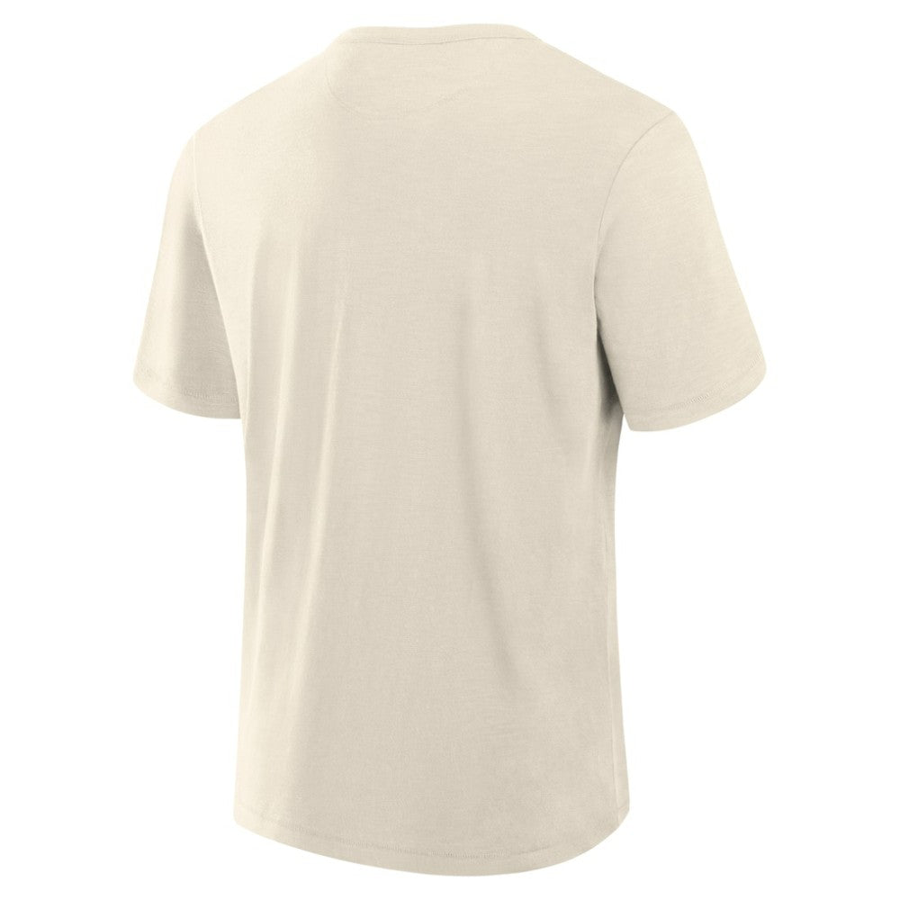 Edmonton Oilers Fanatics Stadium Slub T-Shirt Cream