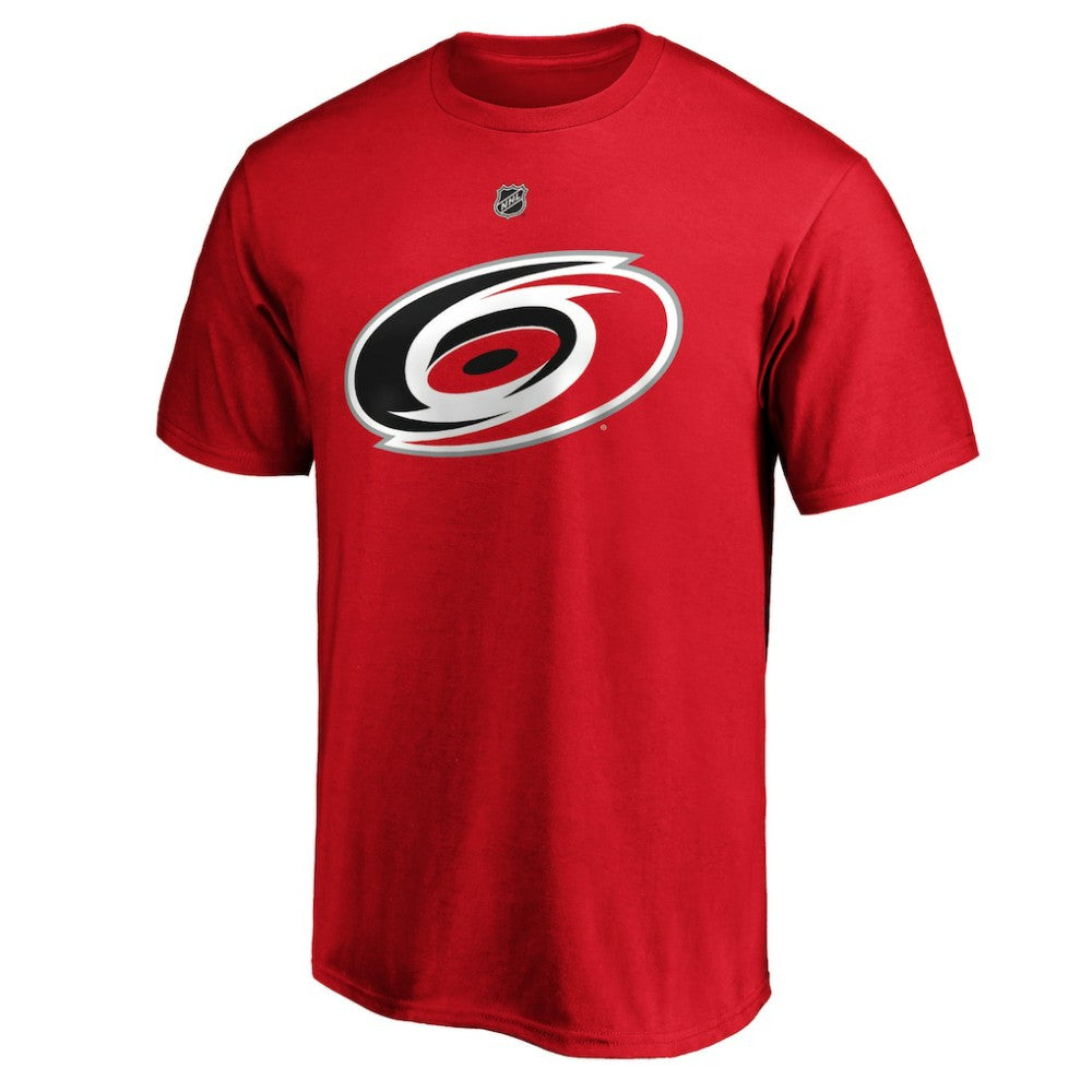 Andrei Svechnikov Carolina Hurricanes Fanatics Authentic Stack Name & Number T-Shirt Red