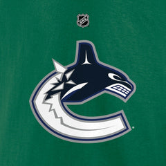 Brock Boeser Vancouver Canucks Fanatics Authentic Stack Name & Number T-Shirt Green