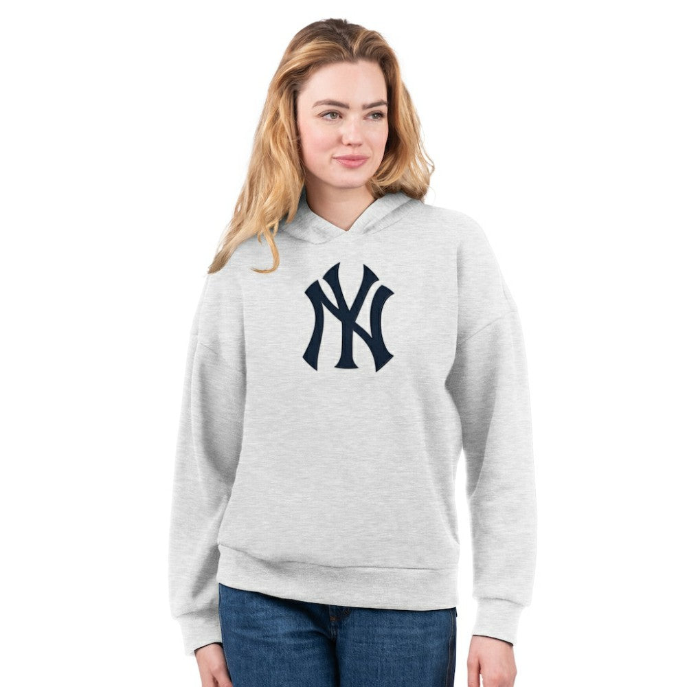New York Yankees G-III 4Her by Carl Banks Women's T-Shirt and Hoodie Combo Pack Navy/Bright Heather Ceramic | New Era