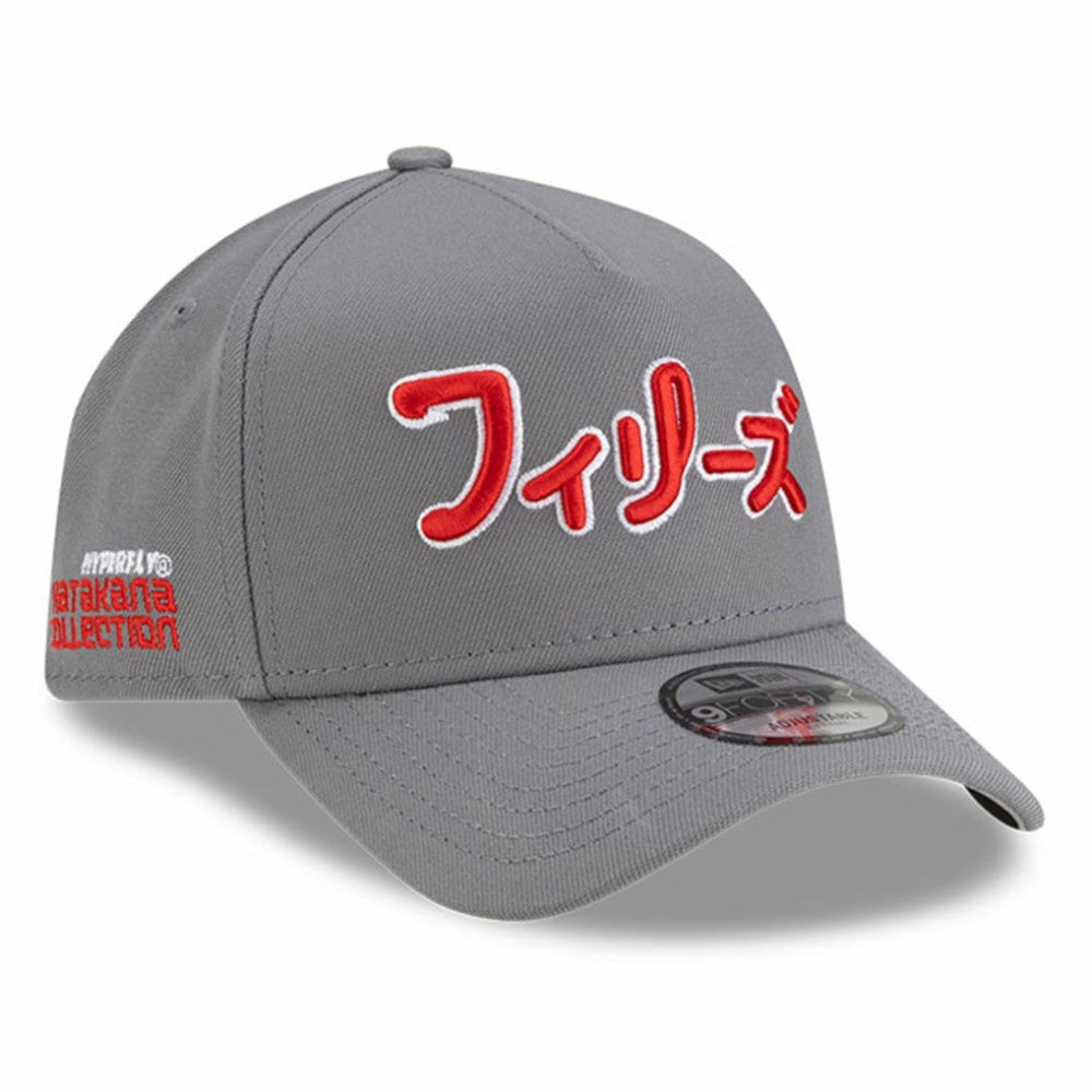 Philadelphia Phillies x Hyperfly A-Frame 9FORTY Adjustable Hat Gray | New Era