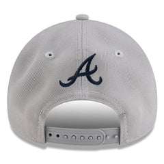 Atlanta Braves x Hyperfly A-Frame 9FORTY Adjustable Hat Gray | New Era