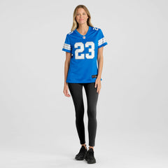 Rock Ya-Sin Detroit Lions Women's Team Game Jersey - Blue