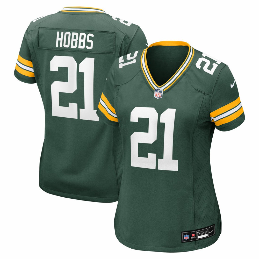Nate Hobbs Green Bay Packers Women's Team Game Jersey - Green