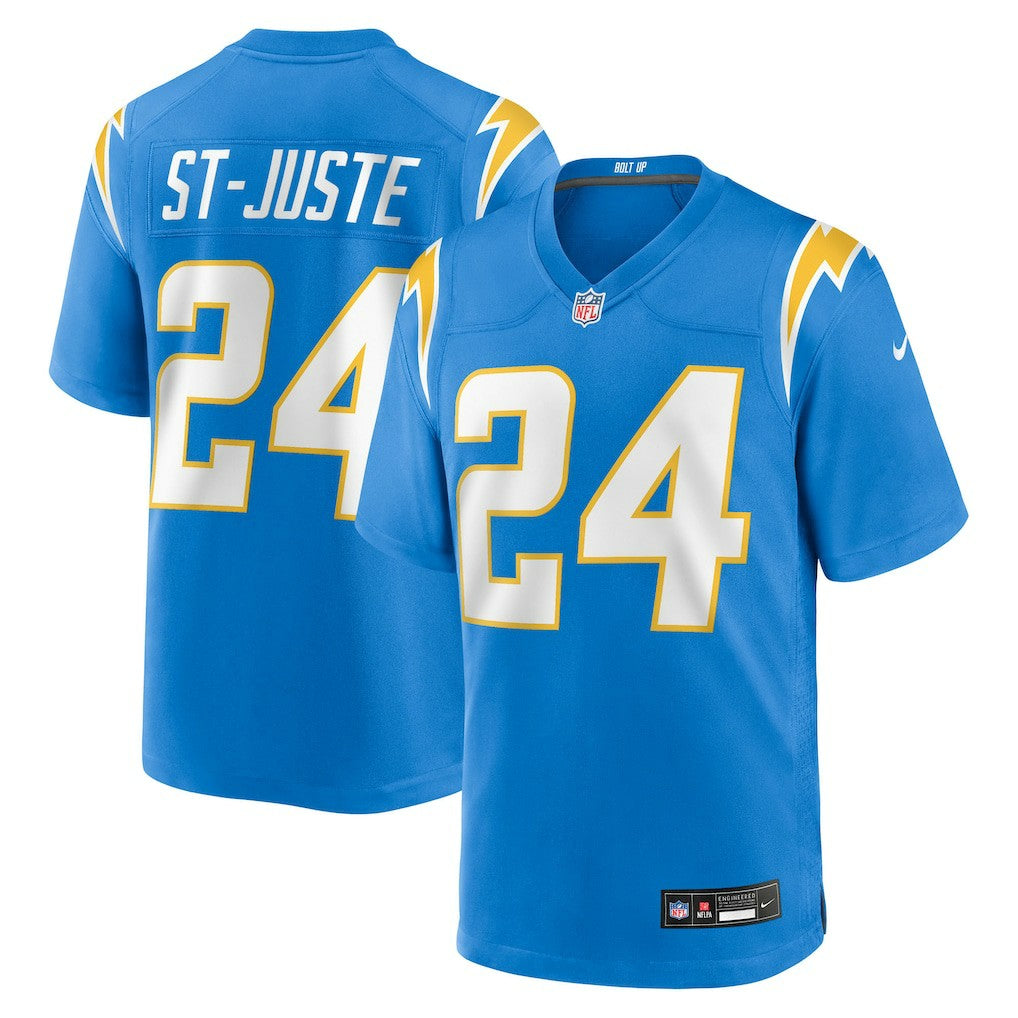 Benjamin St-Juste Los Angeles Chargers Team Game Jersey - Powder Blue