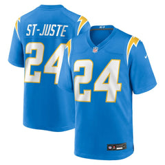 Benjamin St-Juste Los Angeles Chargers Team Game Jersey - Powder Blue