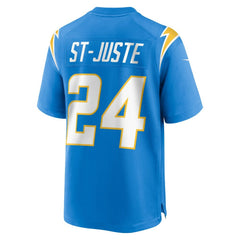 Benjamin St-Juste Los Angeles Chargers Team Game Jersey - Powder Blue