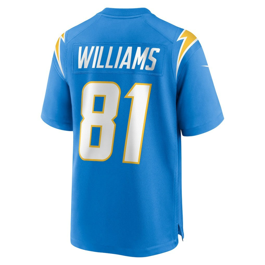 Mike Williams Los Angeles Chargers Team Game Jersey - Powder Blue