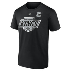 Anze Kopitar Los Angeles Kings Fanatics Authentic Stack Name & Number T-Shirt Black