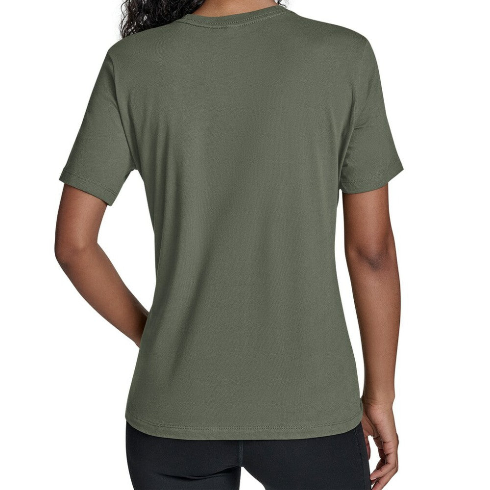 Athletics Starter Women's Groovy Script Team Fitted T-Shirt Green