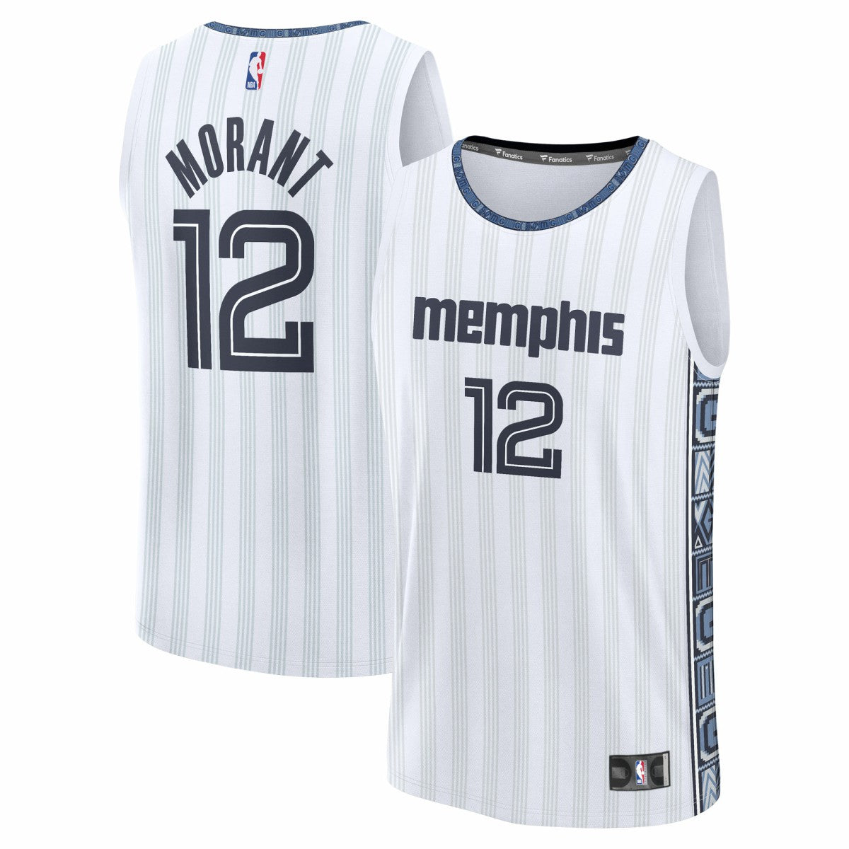 Ja Morant Memphis Grizzlies 2025/26 City Edition Fast Break Jersey - White