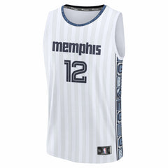 Ja Morant Memphis Grizzlies 2025/26 City Edition Fast Break Jersey - White