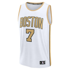 Jaylen Brown Boston Celtics 2025/26 City Edition Fast Break Jersey - White