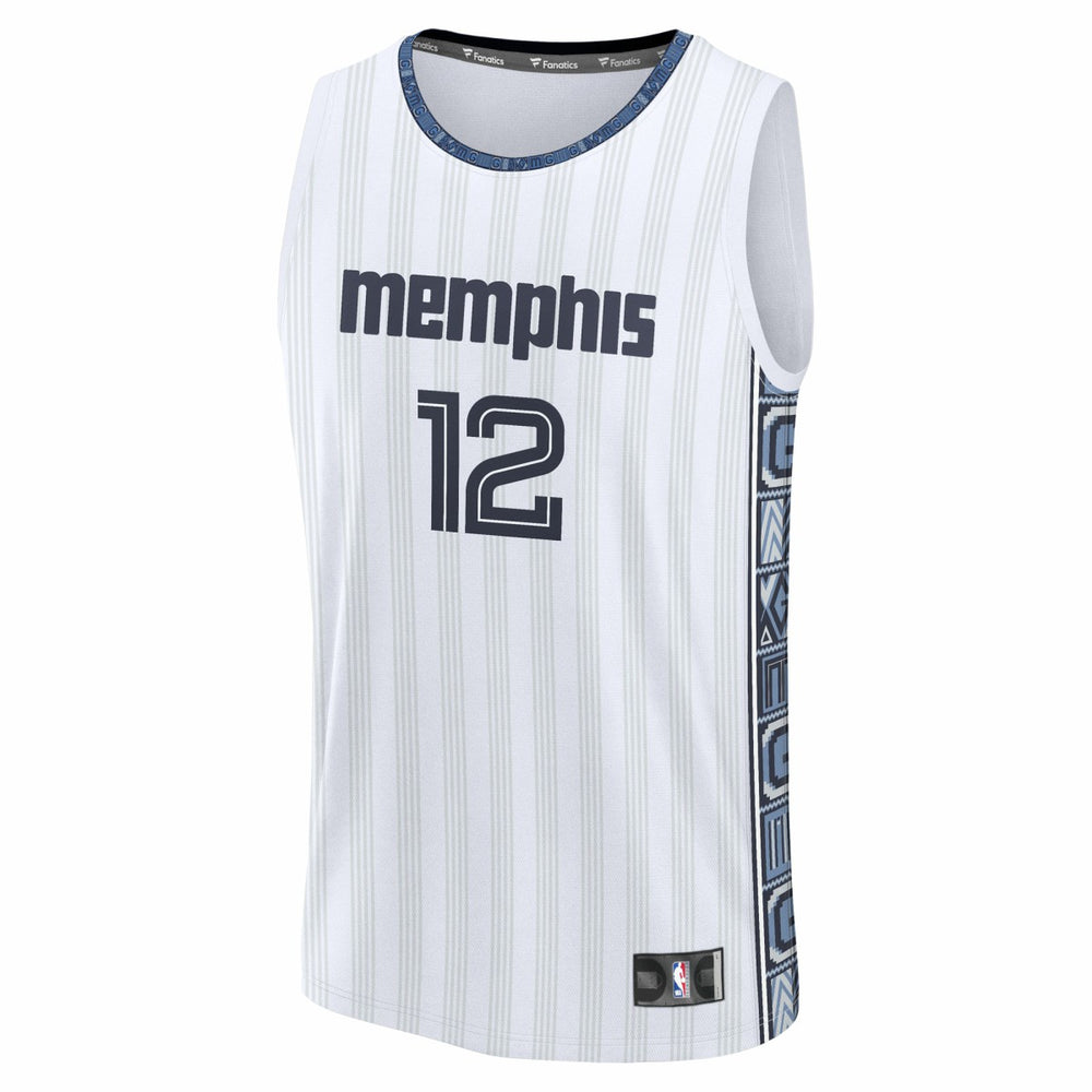 Ja Morant Memphis Grizzlies Youth 2025/26 City Edition Fast Break Jersey - White