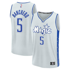 Paolo Banchero Orlando Magic Youth 2025/26 City Edition Fast Break Jersey - Silver