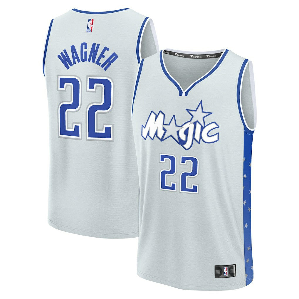 Franz Wagner Orlando Magic Youth 2025/26 City Edition Fast Break Jersey - Silver