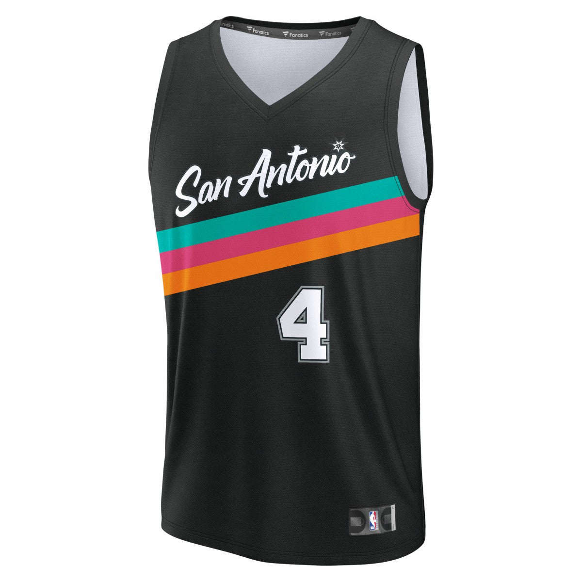 De'Aaron Fox San Antonio Spurs Youth 2025/26 City Edition Fast Break Jersey - Black