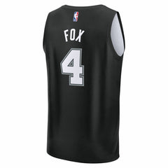 De'Aaron Fox San Antonio Spurs Youth 2025/26 City Edition Fast Break Jersey - Black