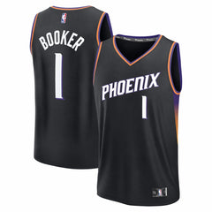 Devin Booker Phoenix Suns Fast Break Jersey - Statement Edition - Black