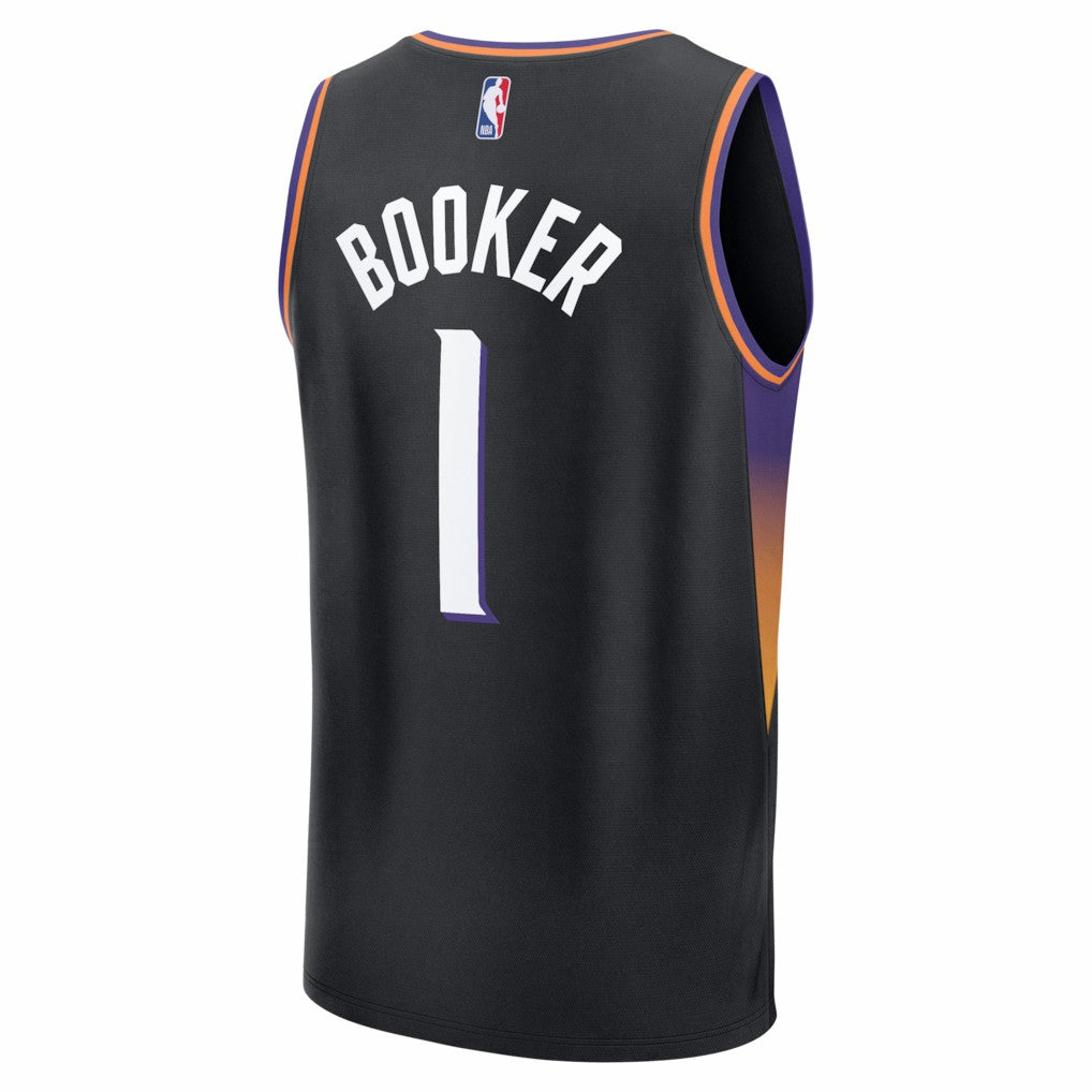 Devin Booker Phoenix Suns Fast Break Jersey - Statement Edition - Black