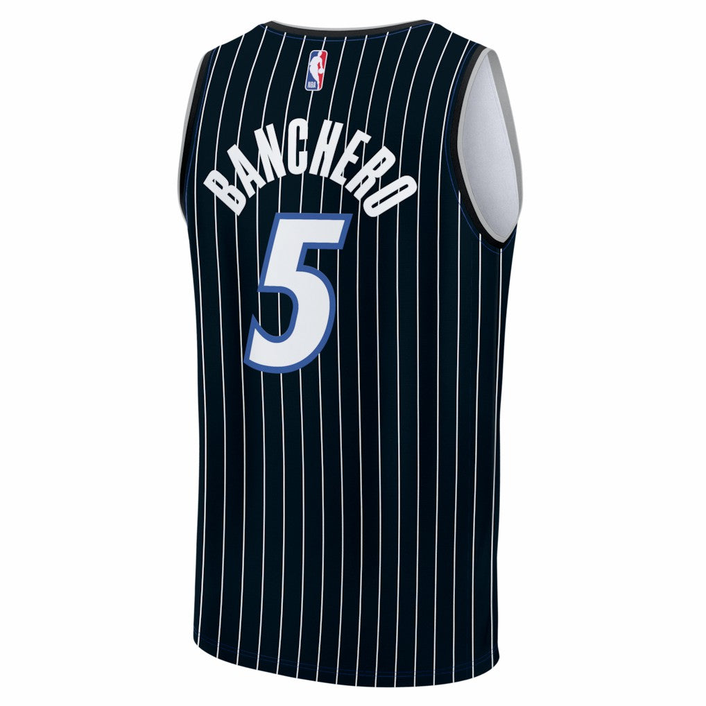 Paolo Banchero Orlando Magic Fast Break Jersey - Statement Edition - Black