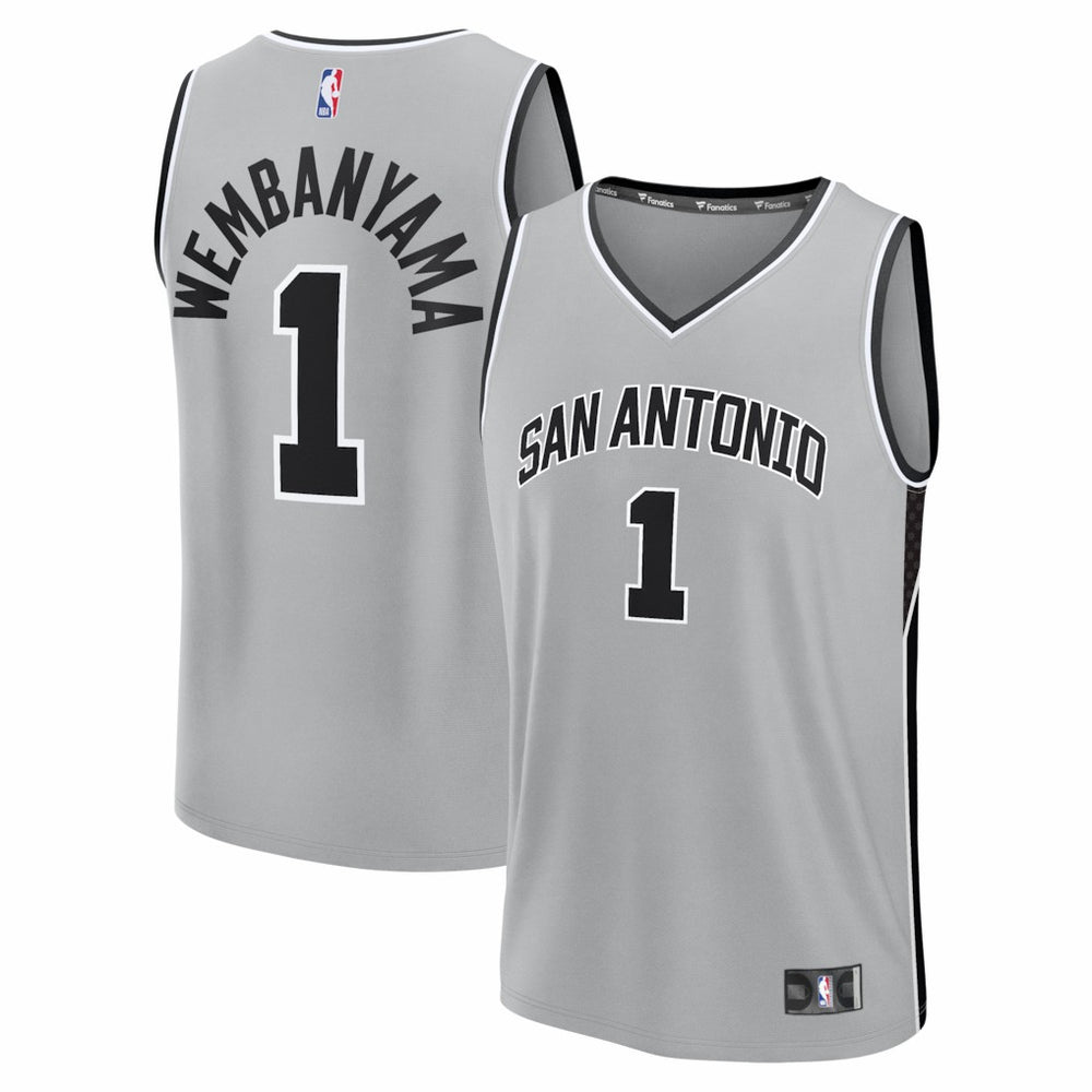 Victor Wembanyama San Antonio Spurs Fast Break Jersey - Statement Edition - Silver