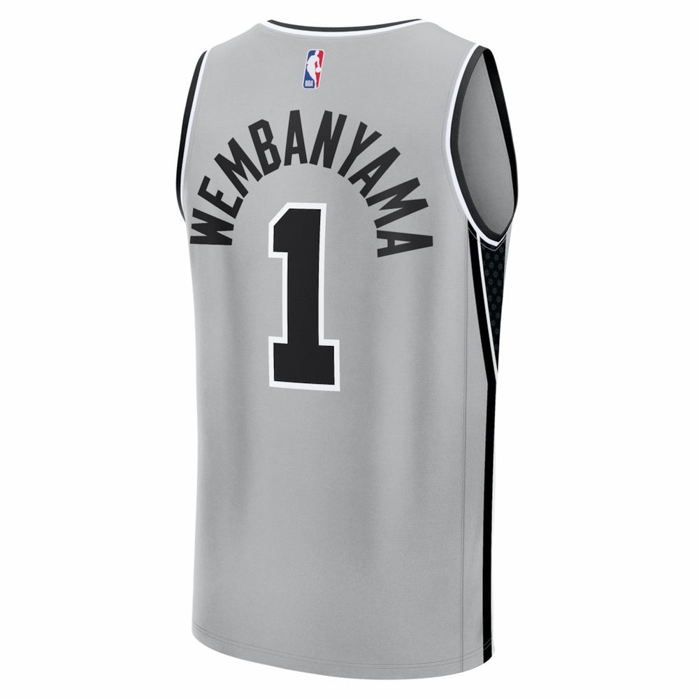 Victor Wembanyama San Antonio Spurs Fast Break Jersey - Statement Edition - Silver