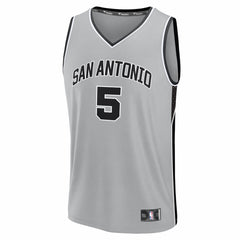 Stephon Castle San Antonio Spurs Youth Fast Break Jersey - Statement Edition - Silver