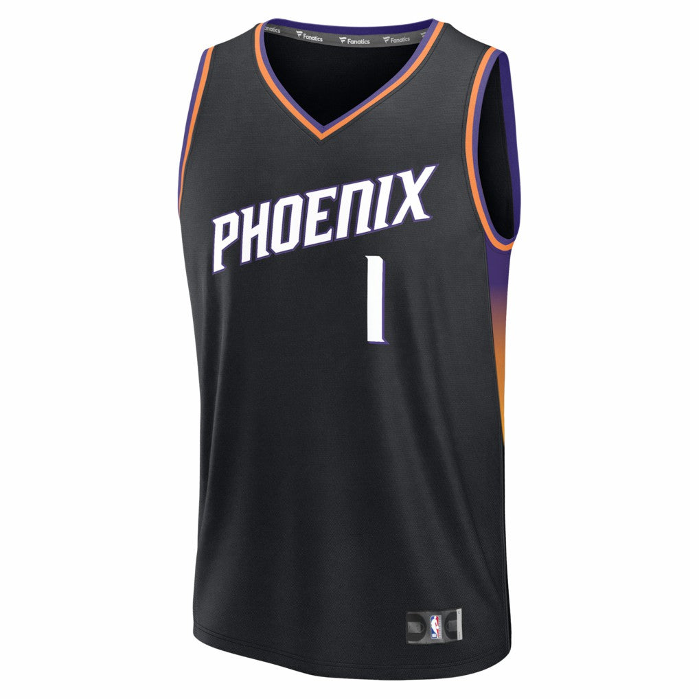Devin Booker Phoenix Suns Youth Fast Break Jersey - Statement Edition - Black