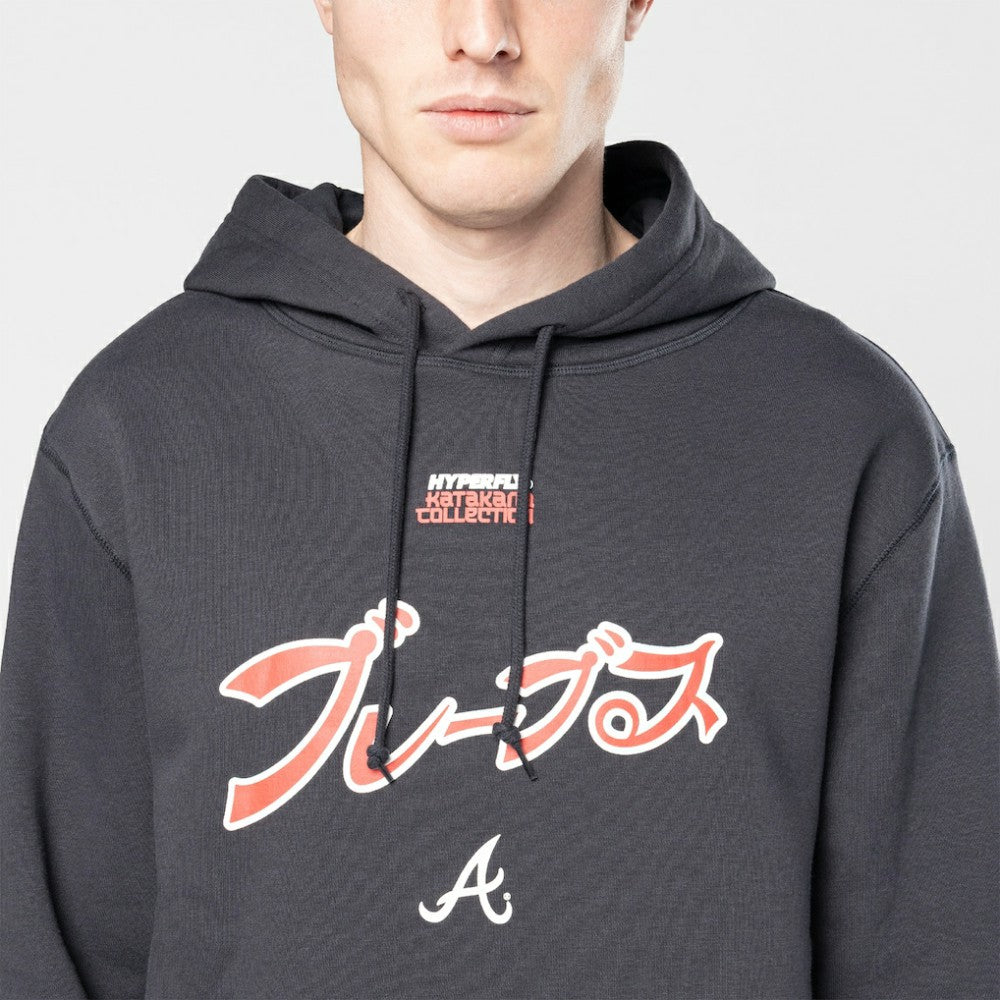 Atlanta Braves x Hyperfly Hoodie Navy | New Era