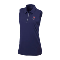 Cleveland Guardians Women's Tend The Ball Sleeveless Polo Navy | Columbia