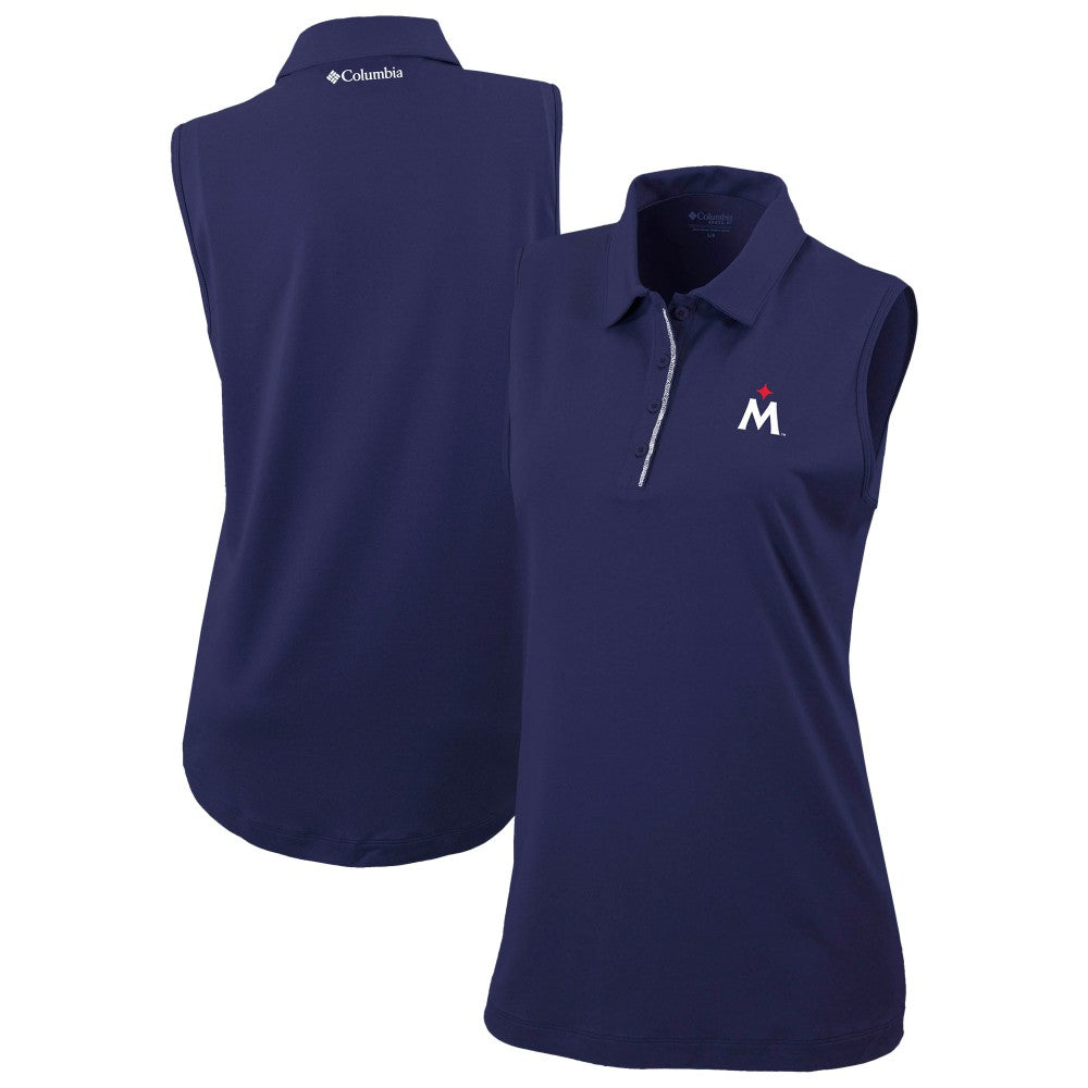 Minnesota Twins Women's Tend The Ball Sleeveless Polo Navy | Columbia