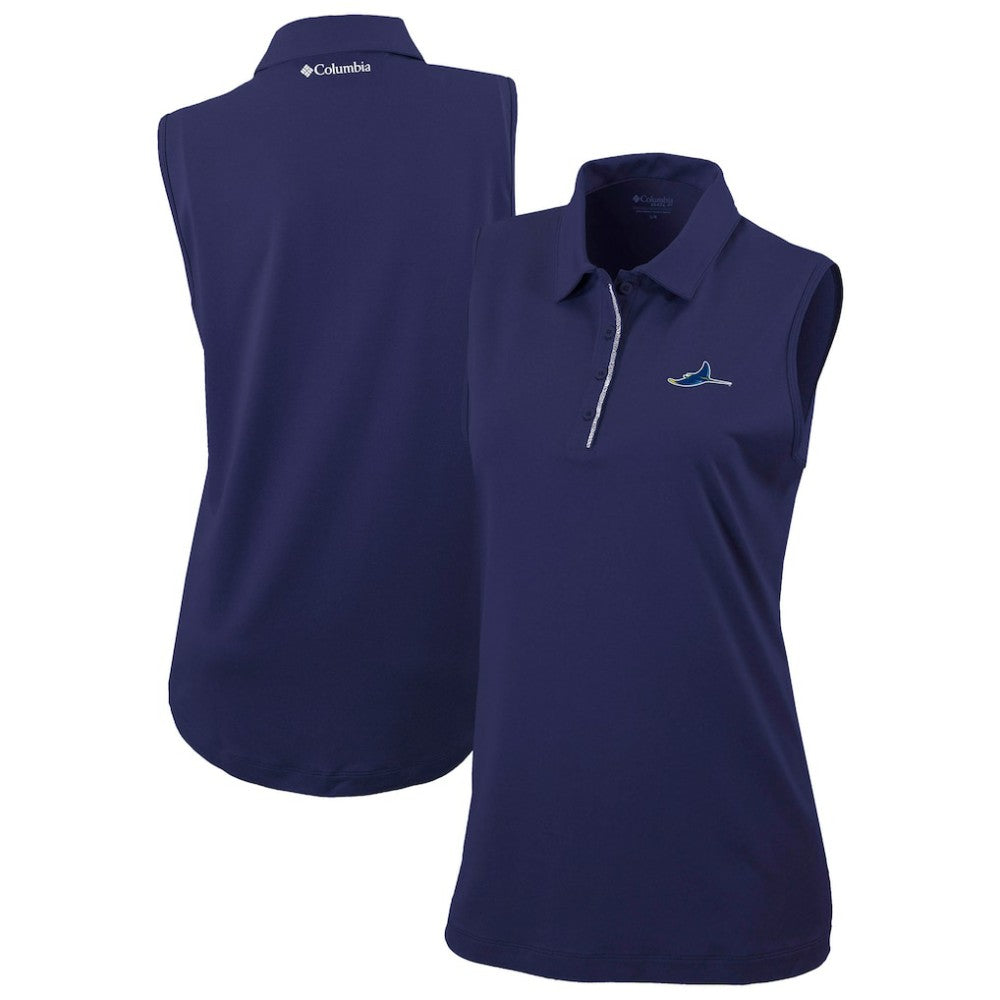 Tampa Bay Rays Women's Tend The Ball Sleeveless Polo Navy | Columbia