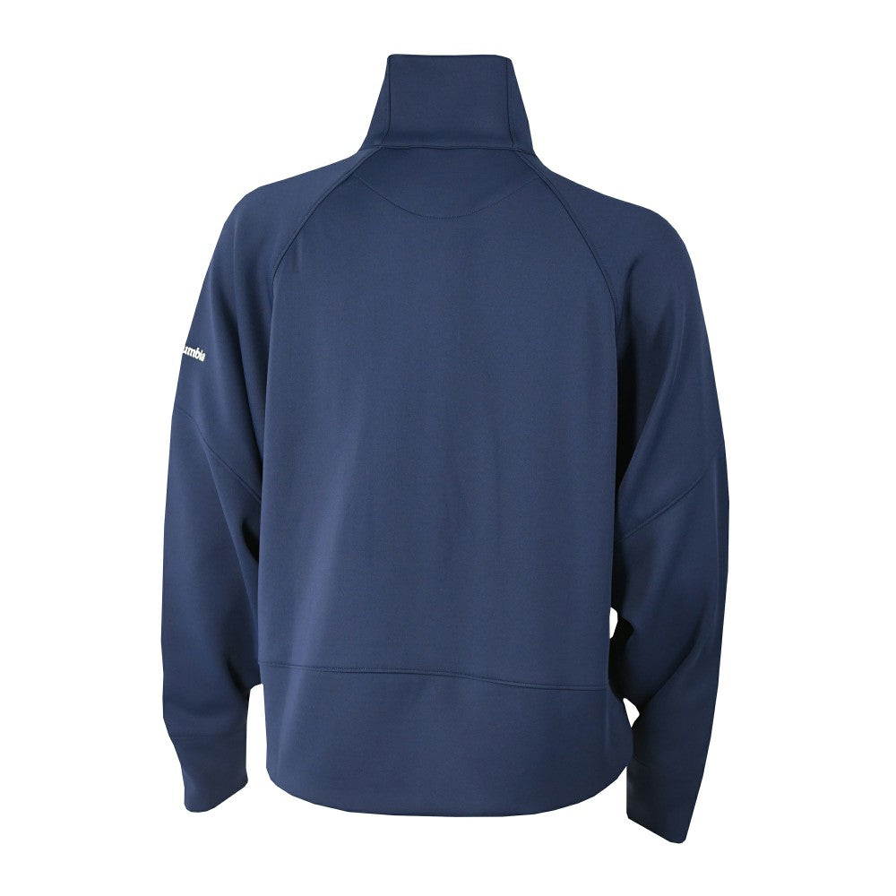 Milwaukee Brewers Women's Wickhams Hills Raglan Omni-Wick Quarter-Zip Pullover Navy | Columbia