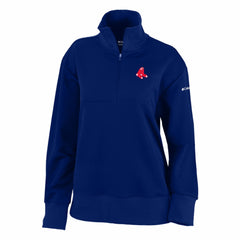 Boston Red Sox Women's Birchwood Hills Quarter-Zip Pullover Navy | Columbia