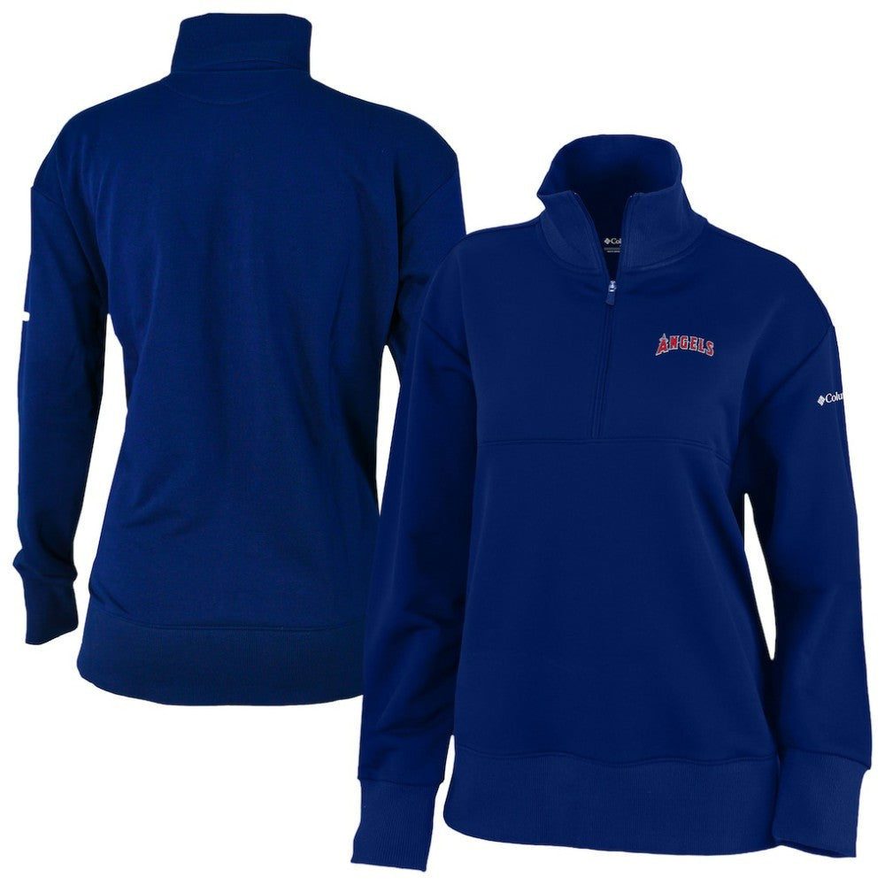 Los Angeles Angels Women's Birchwood Hills Quarter-Zip Pullover Navy | Columbia