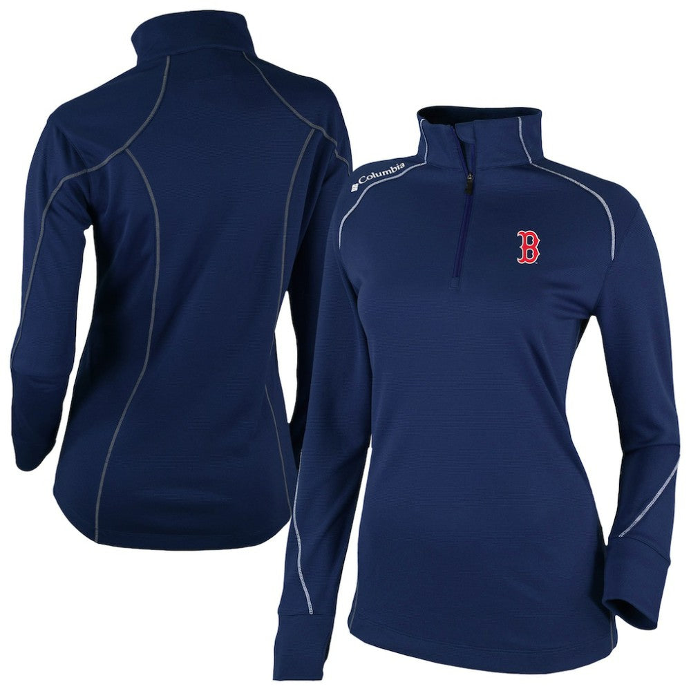 Boston Red Sox Women's Shotgun 2.0 Quarter-Zip Pullover Navy | Columbia