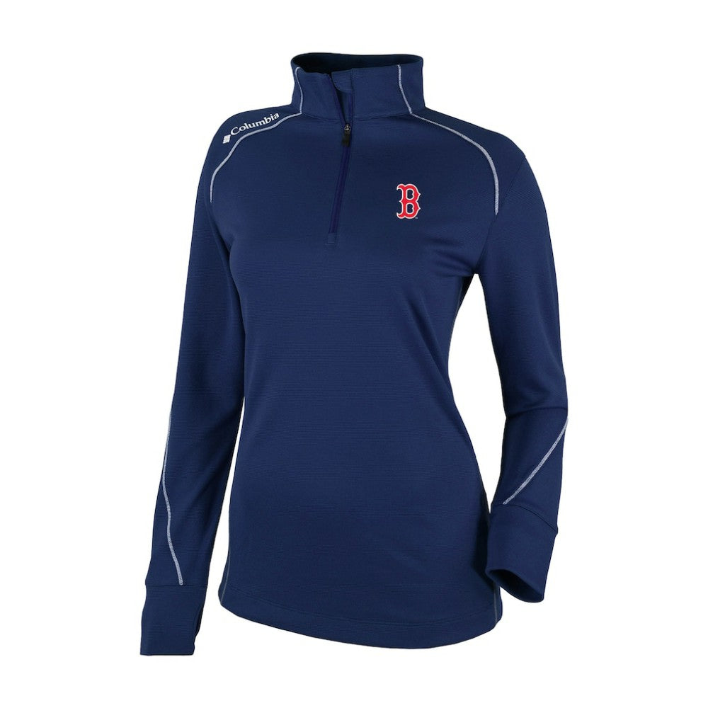 Boston Red Sox Women's Shotgun 2.0 Quarter-Zip Pullover Navy | Columbia