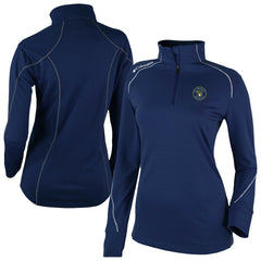 Milwaukee Brewers Women's Shotgun 2.0 Quarter-Zip Pullover Navy | Columbia