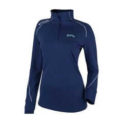 Seattle Mariners Women's Shotgun 2.0 Quarter-Zip Pullover Navy | Columbia