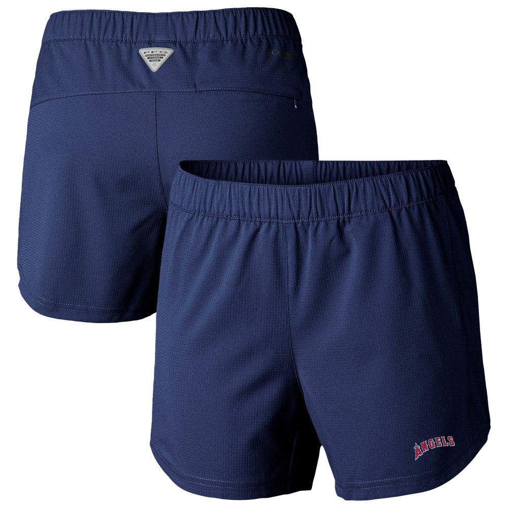 Los Angeles Angels Women's Tamiami Pull-On Shorts Navy | Columbia