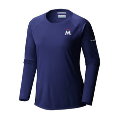 Minnesota Twins Tidal Tee II Long Sleeve T-Shirt Navy | Columbia