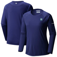 Seattle Mariners Tidal Tee II Long Sleeve T-Shirt Navy | Columbia