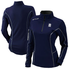 Detroit Tigers Shotgun Quarter-Zip Top Navy | Columbia