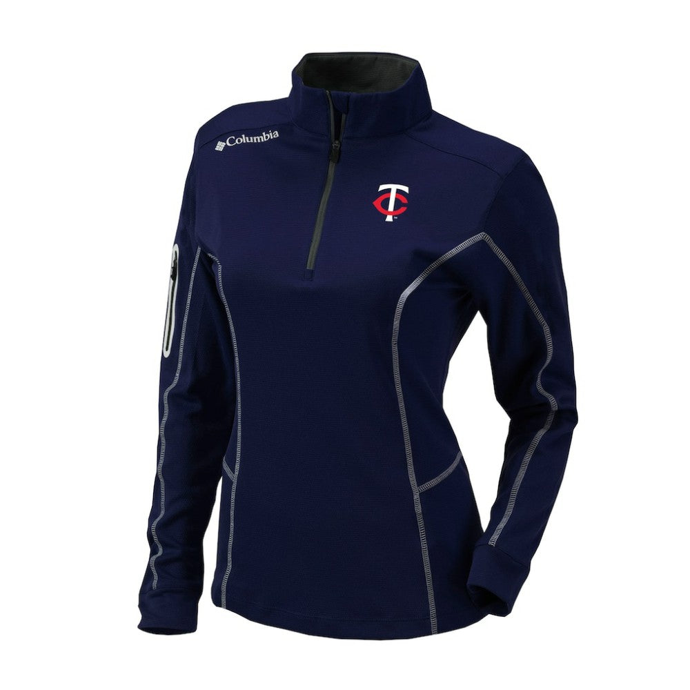Minnesota Twins Shotgun Quarter-Zip Top Navy | Columbia